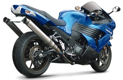 ASAHINA RACING アサヒナレーシング デュアル(2本出し)スリップオンサイレンサー ZZR1400 KAWASAKI カワサキ スリップオンマフラー マフラー サイレンサー長：480mm / テールエンド：ラージエンド / オプション専用バッフル：なし