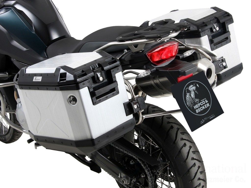 HEPCO＆BECKER ヘプコ＆ベッカー サイドケースホルダー + Xplorer(Cutout)セット F750GS F800GS F850GS Adventure BMW パニアケース 車体用バッグ・ケース