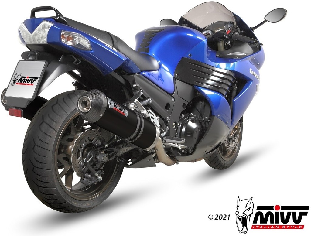 MIVV ミヴ OVAL スリップオンマフラー ZZR 1400 KAWASAKI カワサキ マフラー