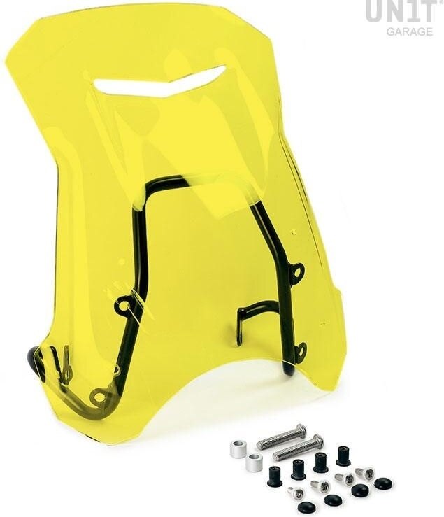 UNIT GARAGE ユニットガレージ Unit Garage Windshield with GPS support for nineT Urban GS， Yellow | 1690-Yellow スクリーン 外装
