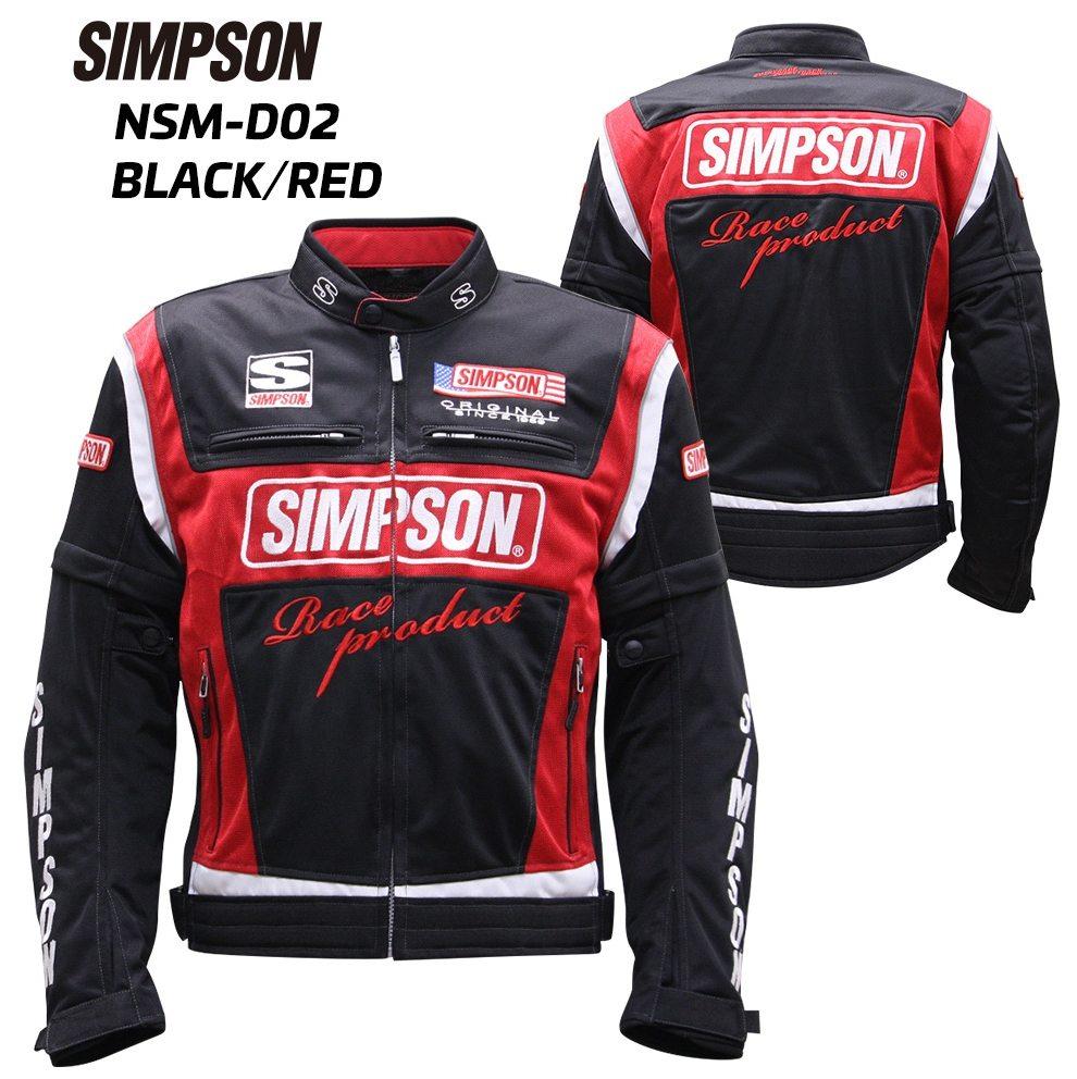 SIMPSON シンプソン NSM-D02 ライダースメッシュジャケット メッシュジャケット ジャケット アパレル|ウェビック 店