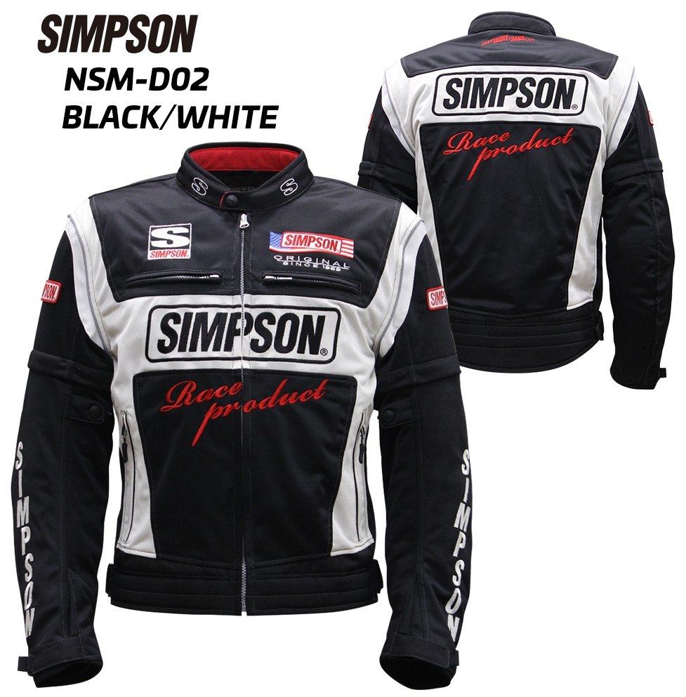 SIMPSON シンプソン NSM-D02 ライダースメッシュジャケット メッシュジャケット ジャケット アパレル