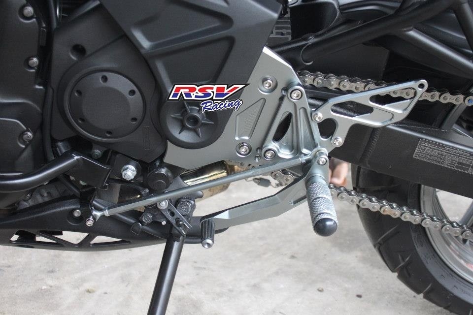RSV racing アールエスブイレーシング Rearset adjustable VERSYS650 10-14 KAWASAKI カワサキ バックステップ ステップ 足回り