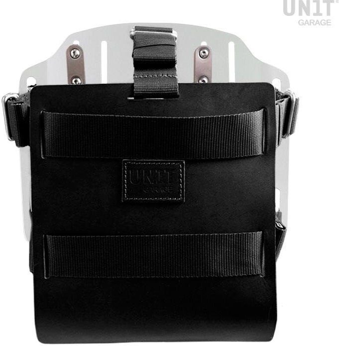 UNIT GARAGE ユニットガレージ Unit Garage Carrying system in aluminum with adjustable leather front， Black | U085+2xA9-Black バッグ・ボックス取り付けステー 車体用バッグ・ケース 43,988円