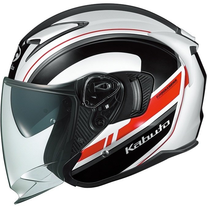 OGK KABUTO オージーケーカブト EXCEED2 RIDGE [エクシード2 リッジ ホワイトブラック] ヘルメット ジェットヘルメット