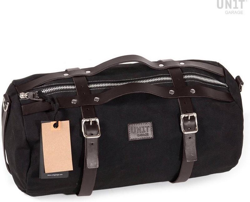 UNIT GARAGE ユニットガレージ Unit Garage Kalahari Duffle Bag 43L Canvas, Black/Brown | U014-Black-Brown その他バッグ・ポーチ バッグ|ウェビック 店