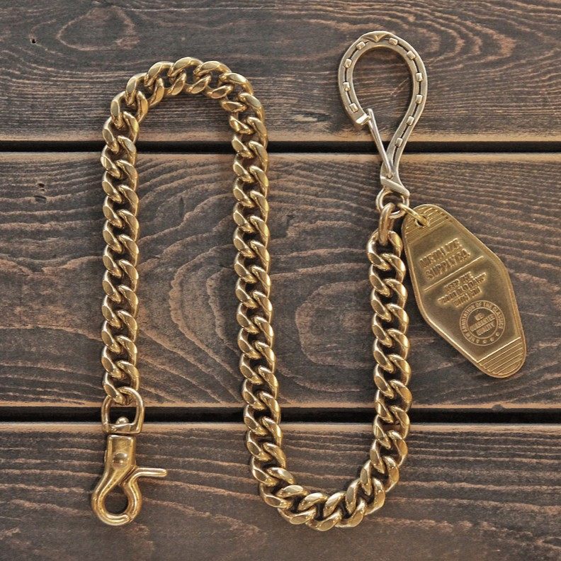 Metalize Productions メタライズプロダクションズ Horseshoe Hook ウェストチェーン 真鍮製 ホテルタグ 装飾品・アクセサリー バイク関連グッズ|ウェビック 店