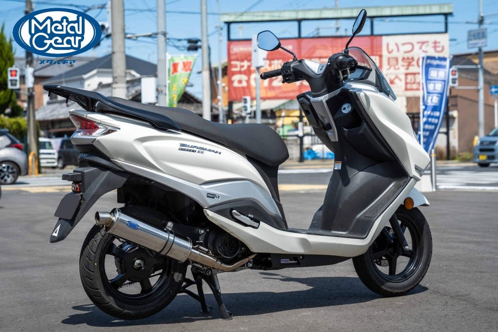 楽天市場】Realize バーグマンストリート125EX バイクマフラー 8BJ