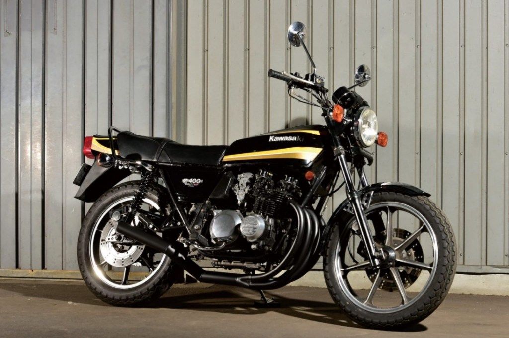 楽天市場】KAWASAKI Z400FX E4 紀の国屋 45π 分割式 4-2-1管 黒