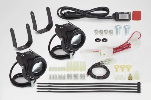 SP武川 SPタケガワ LEDフォグランプキット(カットライン／15W)(2個入)／SEROW250用(SP武川製レッグバンパー装着車用) SEROW250 YAMAHA ヤマハ フォグランプ 灯火類 電装系｜ウェビック　店