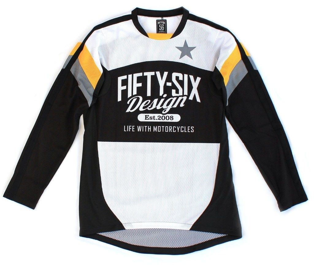 56design 56デザイン ACTIVE DRY JERSEY／STAR オフロードジャージ オフロードバイクウェア アパレル｜ウェビック　店