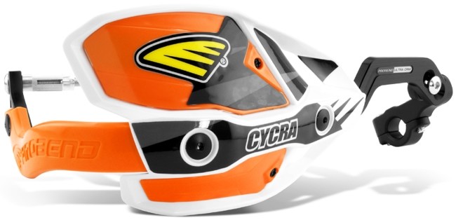CYCRA サイクラ C.R.M. ウルトラハンドガードフルキット ハンドガード・ナックルガード ハンドル周辺パーツ ハンドル カラー：オレンジ / ハンドルタイプ：スタンダードバー用｜ウェビック　店