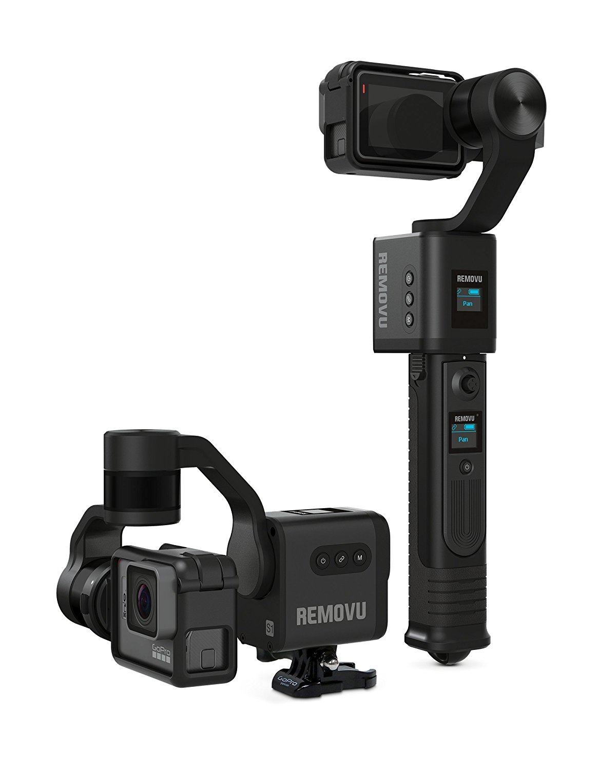 MOTO禅 モトゼン REMOVU S1 スマートジンバル GoProカメラ HERO3，3＋，4，5，Session用 その他アクションカメラオプション・補修部品 バイク用カメラ 電子機器類