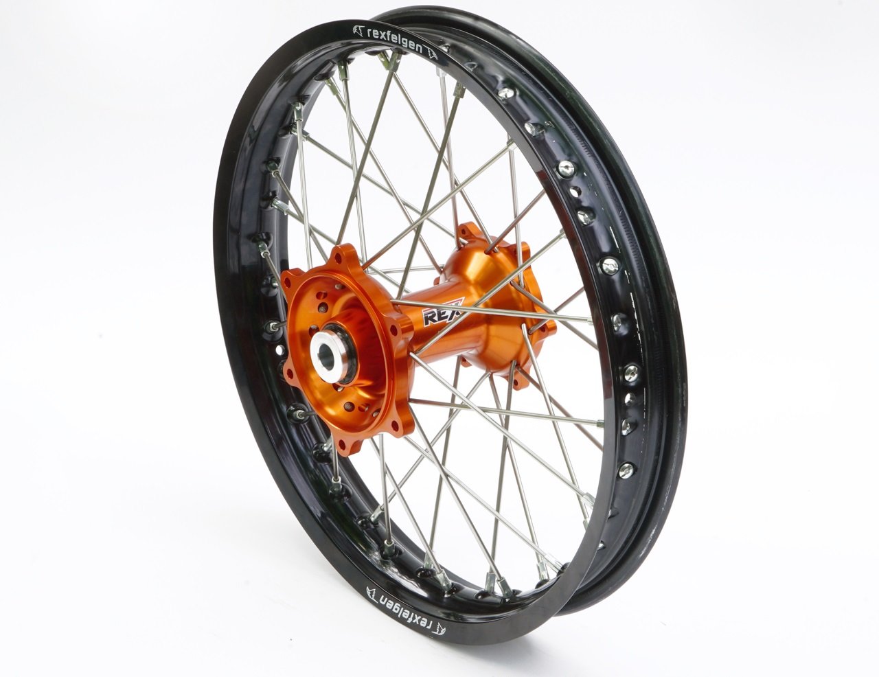 REX WHEELS レックスホイール KTM オフロードコンプリートリアホイール SX-F全モデル 95-12 ホイール ホイール関連 足回り