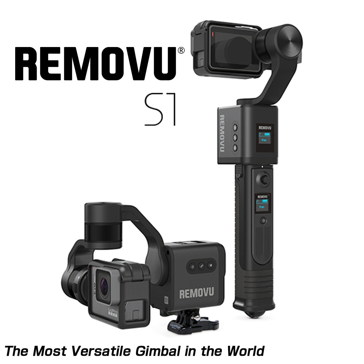 MOTO禅 モトゼン REMOVU S1 スマートジンバル GoPro Hero5用 その他アクションカメラオプション・補修部品 バイク用カメラ 電子機器類