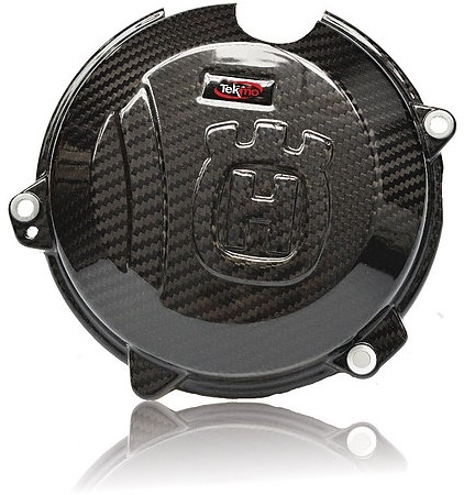 Tekmo Racing テクモレーシング カーボンクラッチカバー FC450 FE450 FE501 FS450 FX450 HUSQVARNA ハスクバーナ クラッチカバー エンジンパーツ エンジン