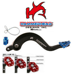 HammerHead ハマーヘッド ビレット ブレーキペダル チタンティップ クレビス無し FC250 FC350 FC450 FE250 FE350 FE450 FE501 FS450 FX350 FX450 TC125 TE150 TX125 HUSQVARNA ハスクバーナ ステップ 足回り