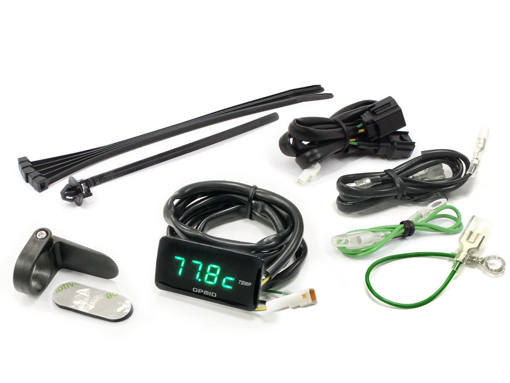 OPMID オプミッド OPM PnPサーモメーター モンキー125 ダックス125 CT125 ハンターカブ グロム HONDA ホンダ 多機能油温・水温デジタルメーター 冷却関連 エンジン｜ウェビック　店