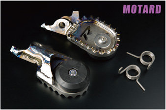 RAPTOR TITANIUM ラプトールチタニウム チタンフットペグ MOTARD [モタード] WR250 F R X WR450 YZ125 YZ250 FX YZ450 YAMAHA ヤマハ フットペグ ステップ 足回り