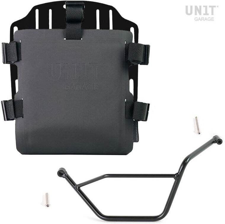 UNIT GARAGE ユニットガレージ Unit Garage Aluminum bag holder with adjustable front in Hypalon and Quick Release System + subframe， Black | UG007+U000+1524SX-Black サイドバッグ 車体用バッグ・ケース 55,726円