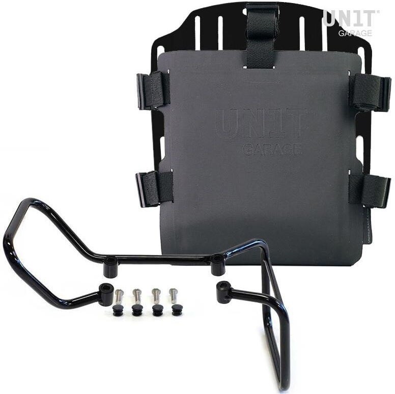UNIT GARAGE ユニットガレージ Unit Garage Aluminum bag holder with adjustable front in Hypalon and Quick Release System + vitpilen 701 subframe， Black | UG007+U000+3001-Black サイドバッグ 車体用バッグ・ケース