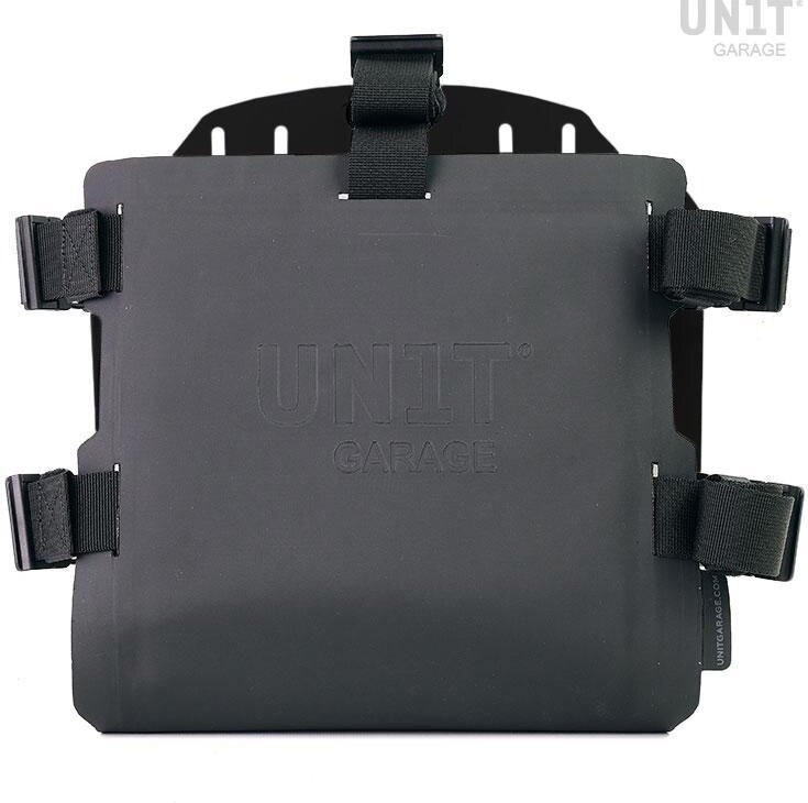 UNIT GARAGE ユニットガレージ Unit Garage Carrying system in aluminum with adjustable Hypalon front and Quick Release System， Black | UG007+U000-Black バッグ・ボックス取り付けステー 車体用バッグ・ケース