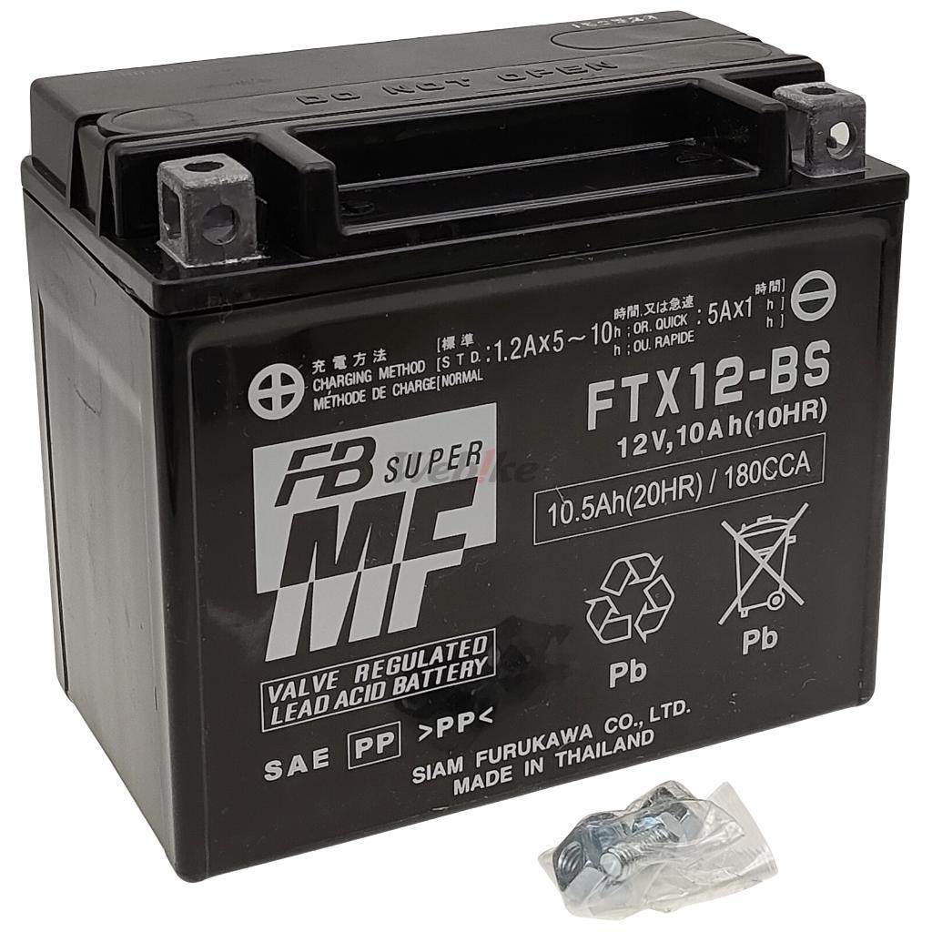 古河バッテリー フルカワバッテリー FTX12-BS 制御弁式 (VRLA) バッテリー FTシリーズ HONDA ホンダ KAWASAKI カワサキ SUZUKI スズキ YAMAHA ヤマハ 鉛系バッテリー バッテリー関連｜ウェビック　店