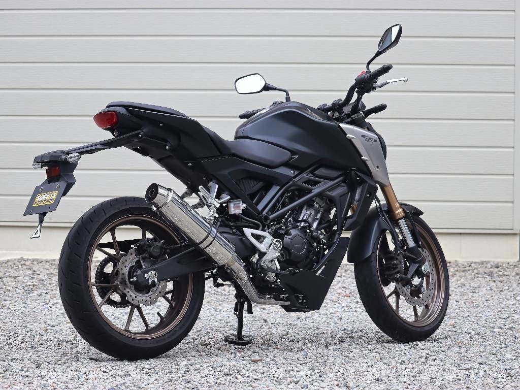 WR’S ダブルアールズ ラウンドタイプフルエキゾースト【JMCA政府認証マフラー】 CB125R HONDA ホンダ フルエキゾーストマフラー マフラー
