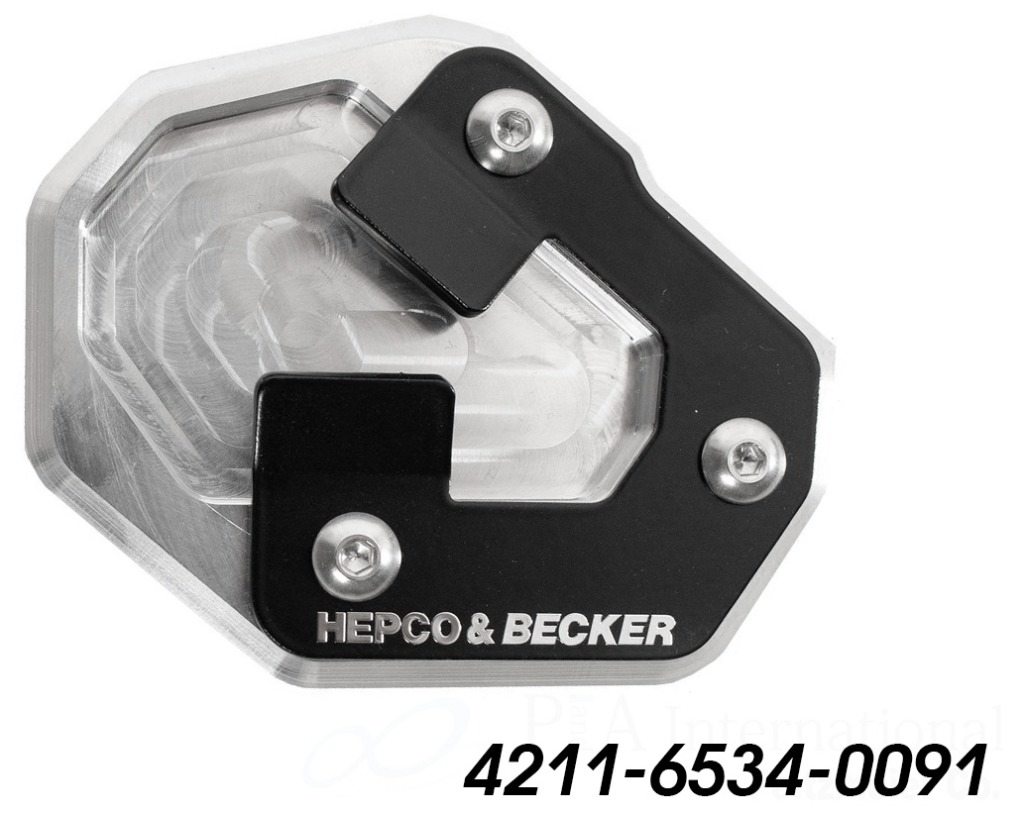 HEPCO&BECKER ヘプコ&ベッカー サイドスタンドエンド F900GS BMW スタンドパッド・エクステンション フレーム|ウェビック 店