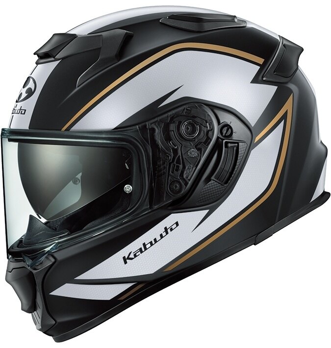 OGK KABUTO オージーケーカブト KAMUI-5 TORZA［カムイ・5 トルザ フラットブラックゴールド］ヘルメット フルフェイスヘルメット ヘルメット