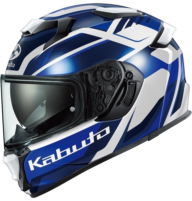 OGK KABUTO オージーケーカブト KAMUI-5 GRAVIX［カムイ・5 グラヴィクス ホワイトブルー］ヘルメット フルフェイスヘルメット ヘルメット｜ウェビック　店