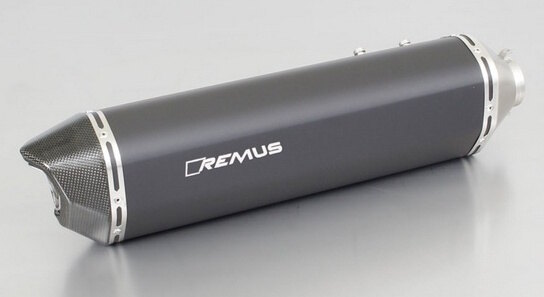 REMUS レムス Black Hawk，Slip On Muffler，Stainless Black，Incl. EC Homologation スリップオンマフラー マフラー
