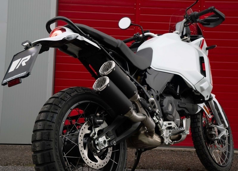 REMUS レムス Boostr，Slip On Sport Exhaust，Stainless Black，Connection Tube Left/Right フルエキゾーストマフラー マフラー