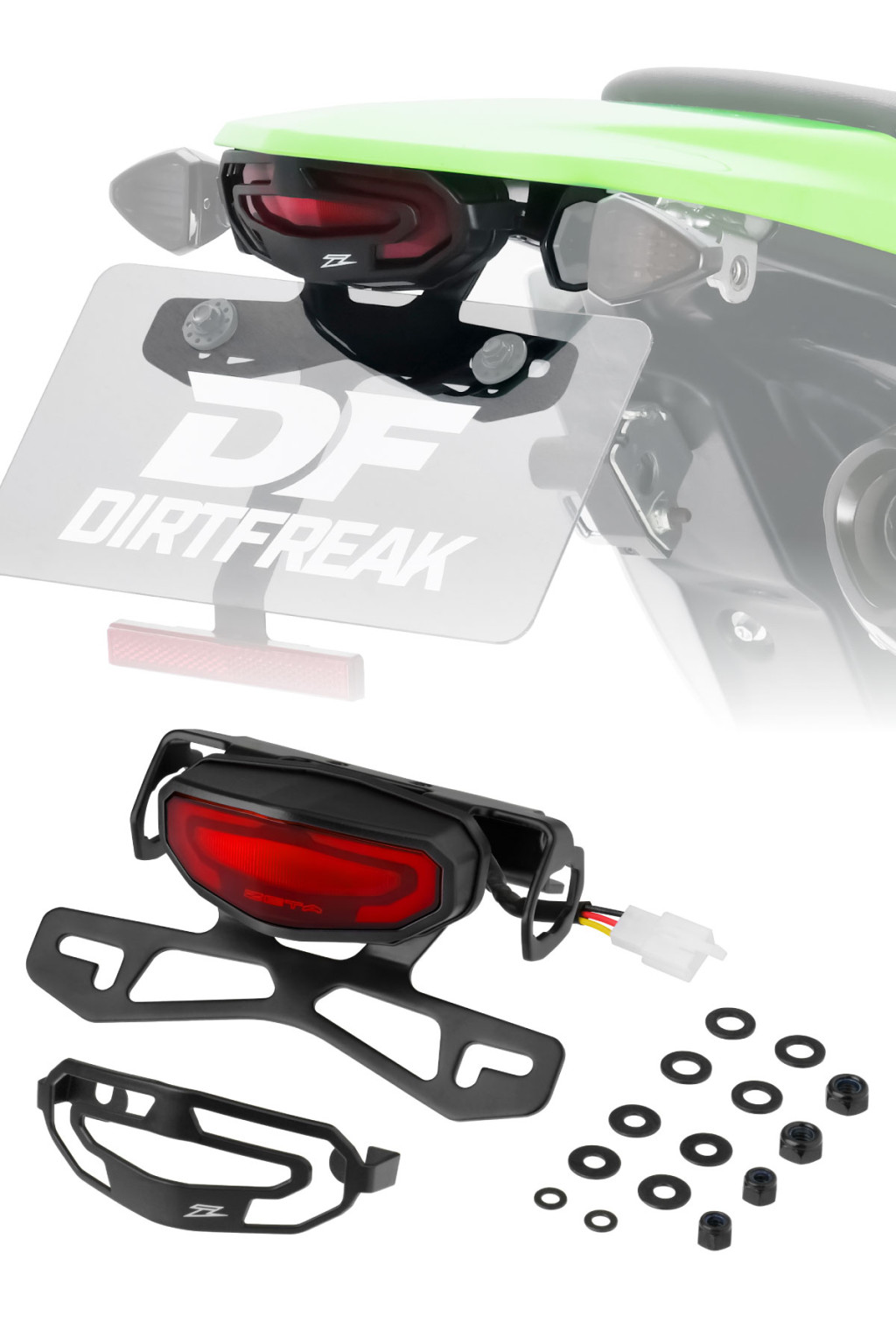 楽天市場】ZETA ジータ ZETA LEDラインテールホルダーキット CLEAR