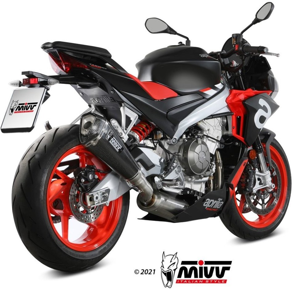 MIVV ミヴ DELTA RACE フルエキゾーストマフラー TUONO 660 RS APRILIA アプリリア マフラー