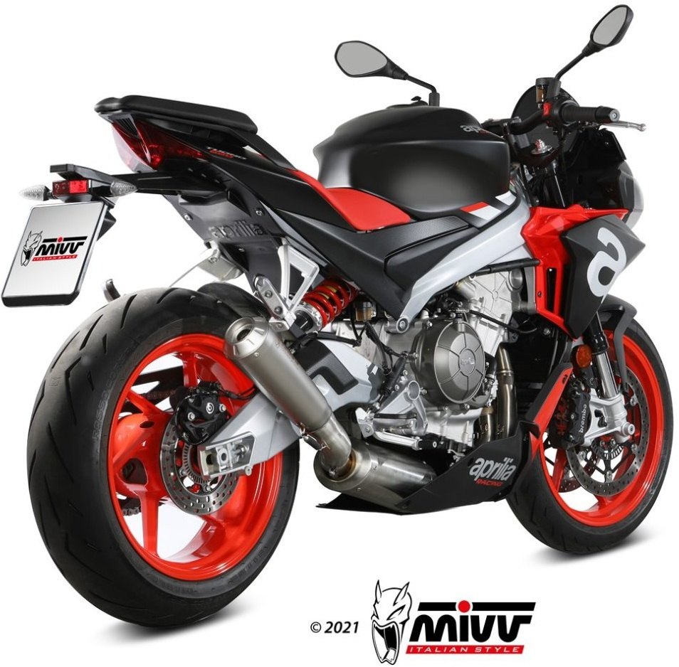 MIVV ミヴ X-M1 フルエキゾーストマフラー TUONO 660 RS APRILIA アプリリア マフラー｜ウェビック　店
