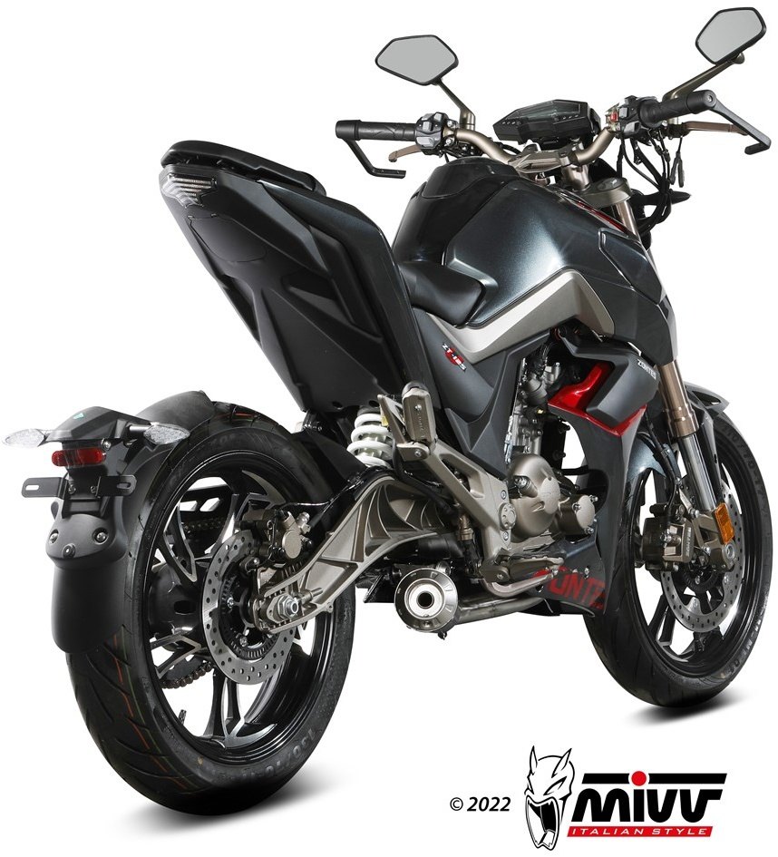 MIVV ミヴ X-M1 フルエキゾーストマフラー ZT 125 U G1 ZONTES ゾンテス マフラー｜ウェビック　店
