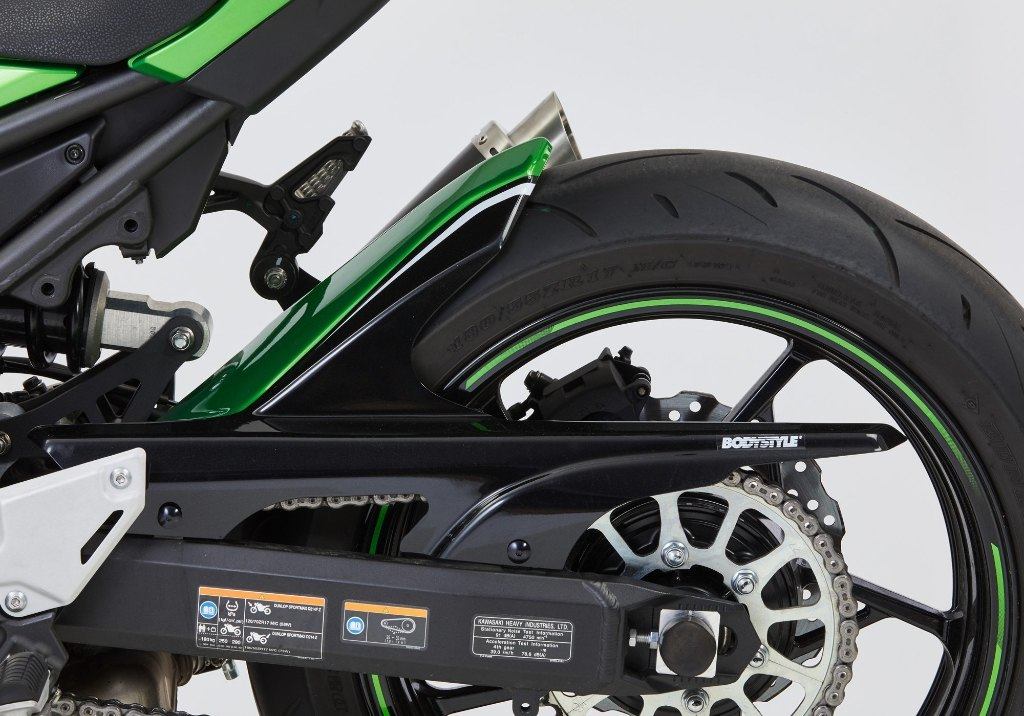 BODY STYLE ボディースタイル Sportsline rear hugger Z90070kW KAWASAKI カワサキ リアフェンダー フェンダー関連 外装 colour：black/grey(MetallicSparkBlack，660/15Z/MetallicGraphiteGray，45W)