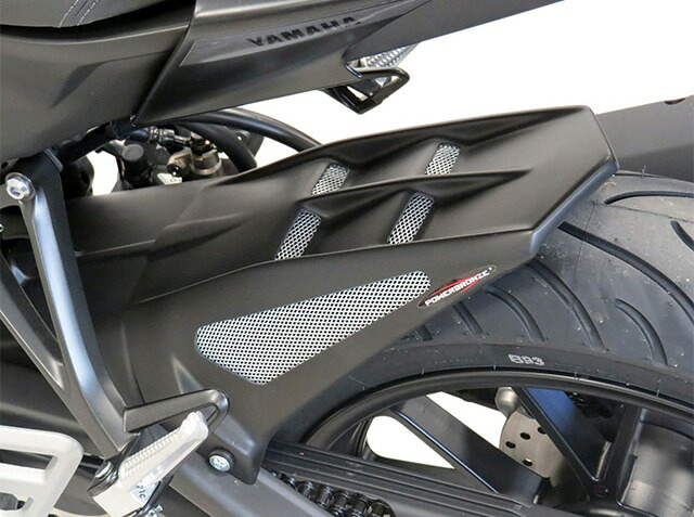 POWERBRONZE インナーフェンダー YZF-R125 YAMAHA ヤマハ リアフェンダー フェンダー関連 外装 カラー：カーボンプリント／GOメッシュ｜ウェビック　店