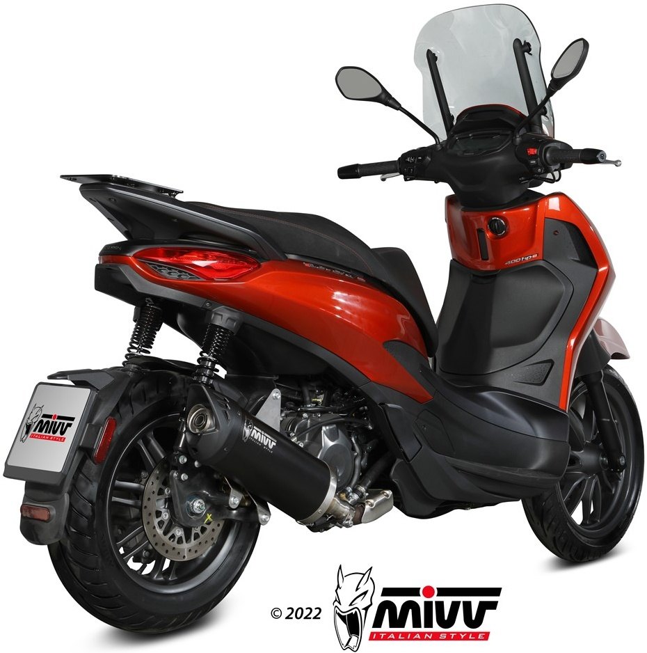 MIVV ミヴ MOVER スリップオンマフラー BEVERLY 400 PIAGGIO ピアジオ マフラー