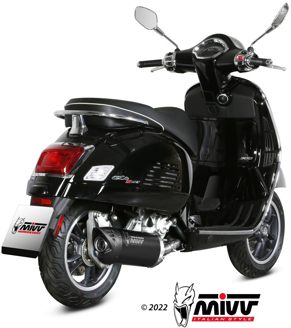 MIVV ミヴ MOVER スリップオンマフラー VESPA GTV 300 GTS Vespa ベスパ マフラー