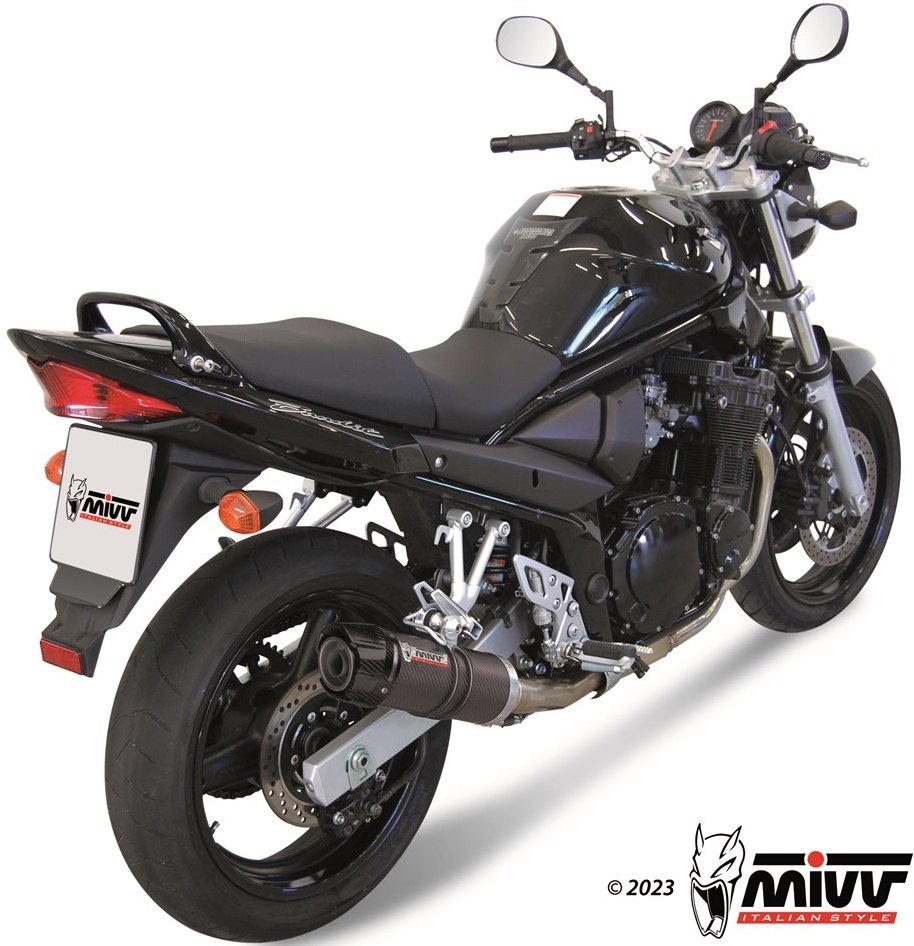 MIVV ミヴ GP スリップオンマフラー GSF 650 BANDIT SUZUKI スズキ マフラー 仕様：カーボン＋カーボンエンドキャップ付き