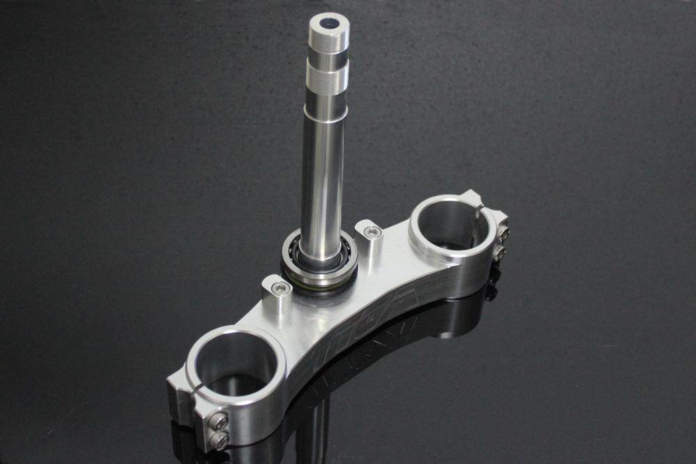 TYGA PERFORMANCE タイガパフォーマンス アンダーブラケット CNC シルバー 52mm NC35 Forks CBR250RR MC22 Shaft HONDA ホンダ ハンドルポスト・ハンドルライザー ハンドル周辺パーツ ハンドル
