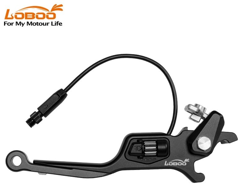 LOBOO ロブー リアブレーキレバー フォグランプスイッチ付き XMAX250 XMAX300 YAMAHA ヤマハ ブレーキレバー ハンドル周辺パーツ ハンドル