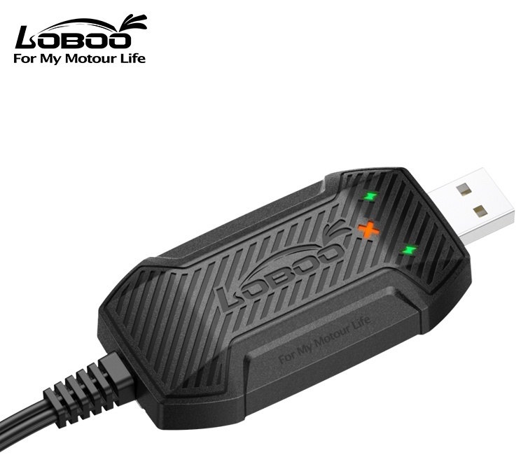 LOBOO ロブー Mini バッテリー充電ケーブル USB USB電源 電装系