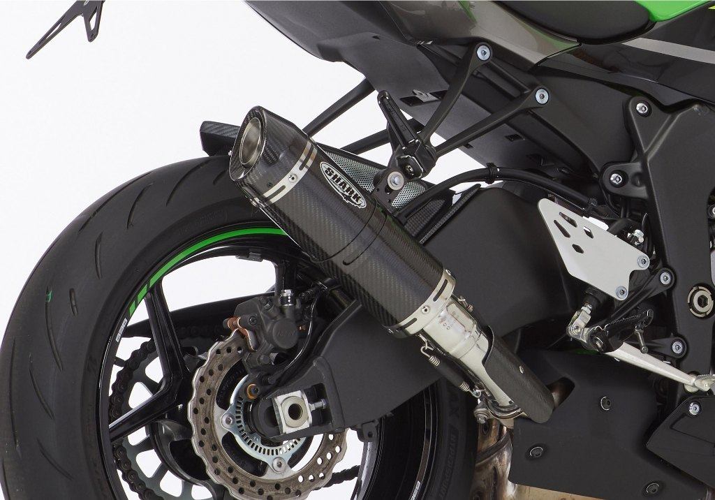 SHARK シャーク Street GP Slip on exhaust (4-1) Super Short スリップオンマフラー ZX-4R SE ZX-4RR KAWASAKI カワサキ マフラー