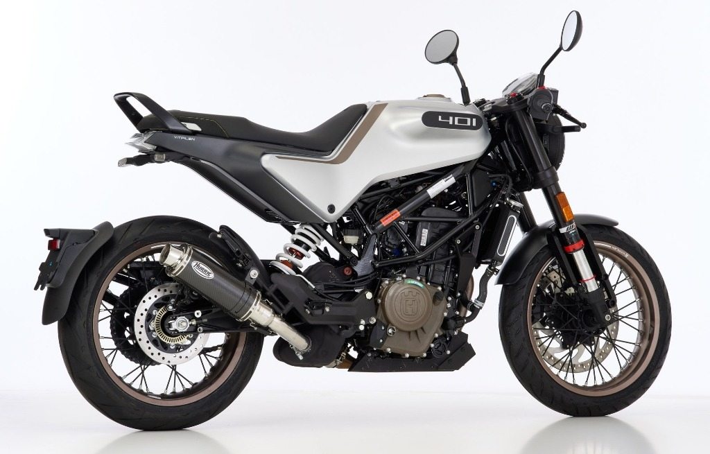 HURRIC フリック Supersport スリップオンマフラー Svartpilen 401 Vitpilen 390 Duke HUSQVARNA ハスクバーナ KTM マフラー colour：carbon(carbon)