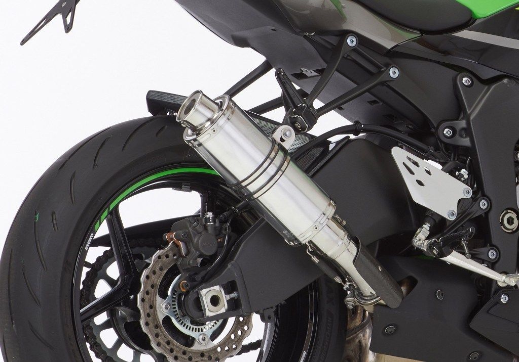 HURRIC フリック Supersport スリップオンマフラー ZX-4R SE ZX-4RR KAWASAKI カワサキ マフラー colour：silver(polished aluminium)