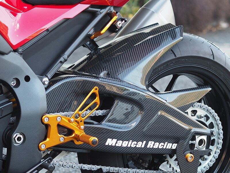 Magical Racing マジカルレーシング リアフェンダー(マジカル製スイングアームカバー用) CBR1000RR-R SP HONDA ホンダ リアフェンダー フェンダー関連 外装 素材：FRP製・黒 / MagiVeilセラミックコーティング：なし