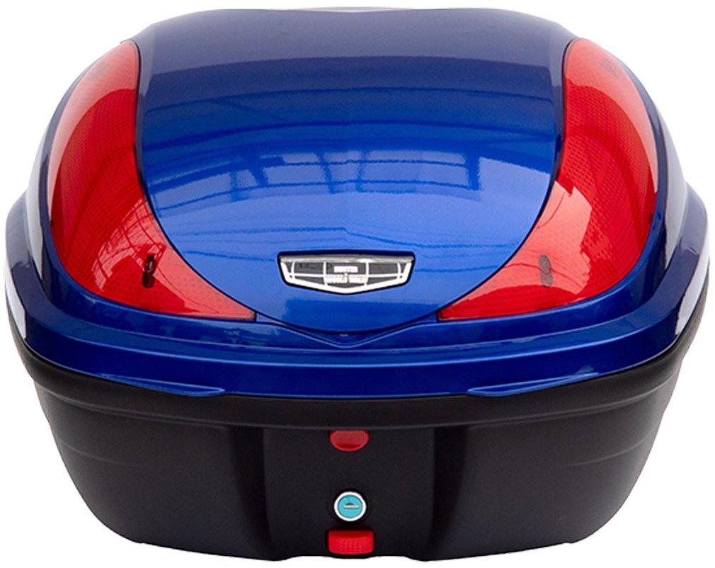 World Walk ワールドウォーク シグナスX 純正色塗装リアボックス トップケース・テールボックス 車体用バッグ・ケース カラー：ディープパープリッシュブルーメタリックC